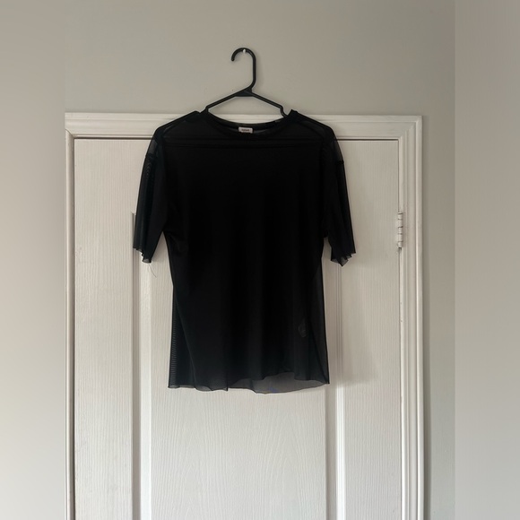 mesh oversized t-shirt - Picture 3 of 4